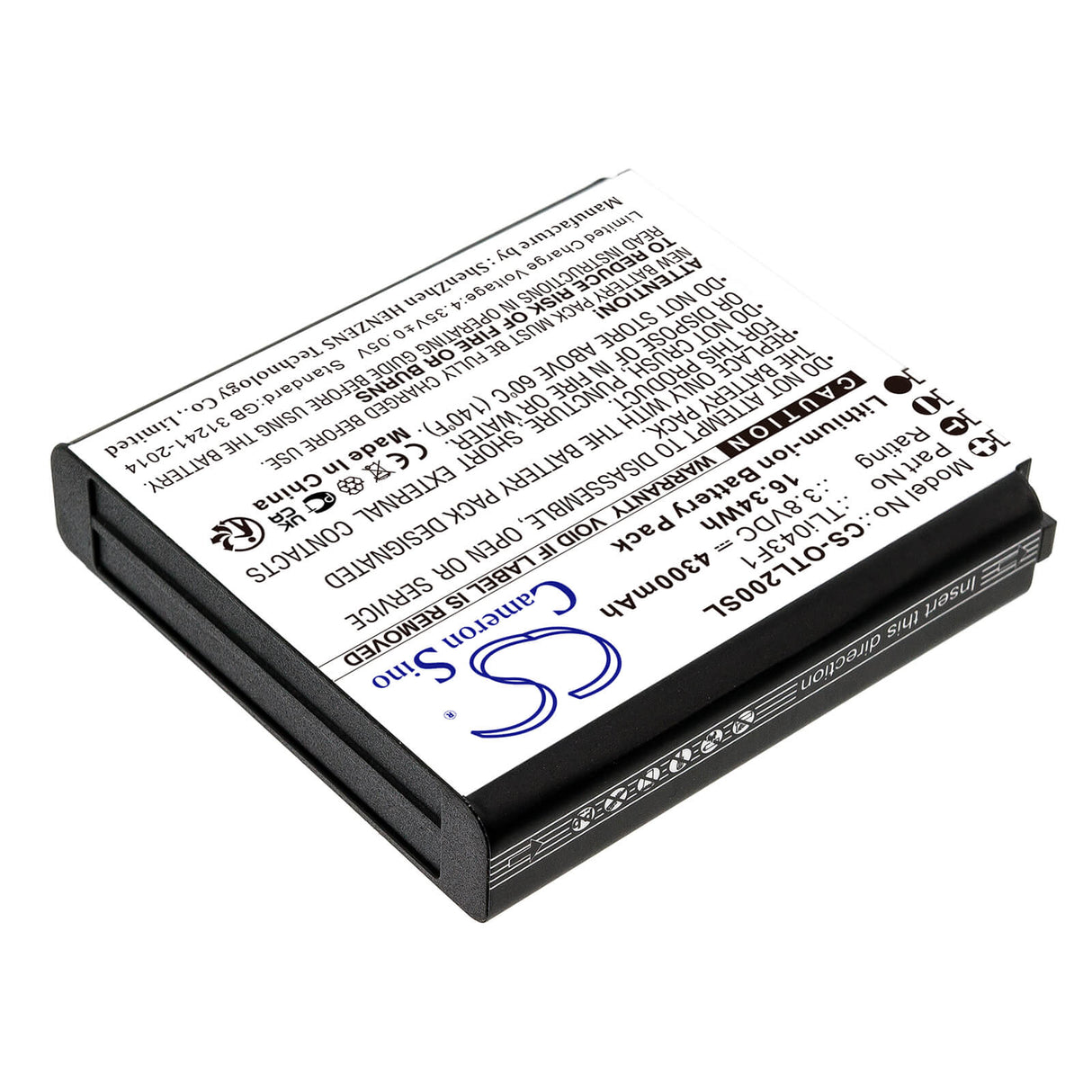 3.8V, Li-ion, 4300mAh, Hotspot battery fits Tcl, Alcatel, Tli043f1, Linkzone 2, Mw43tm21, 16.34Wh Hotspot Cameron Sino Technology Limited