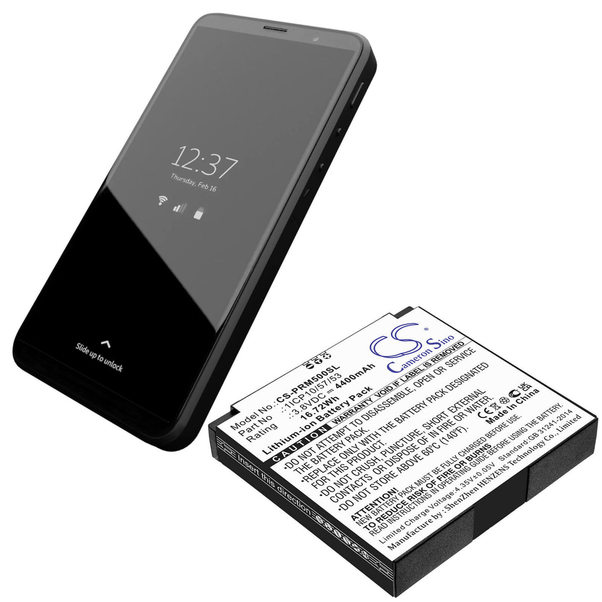 3.8v, Li-ion, 4400mah, Battery Fit's Purism, Librem 5, 16.72wh Batteries for Electronics Cameron Sino Technology Limited (Suspended)