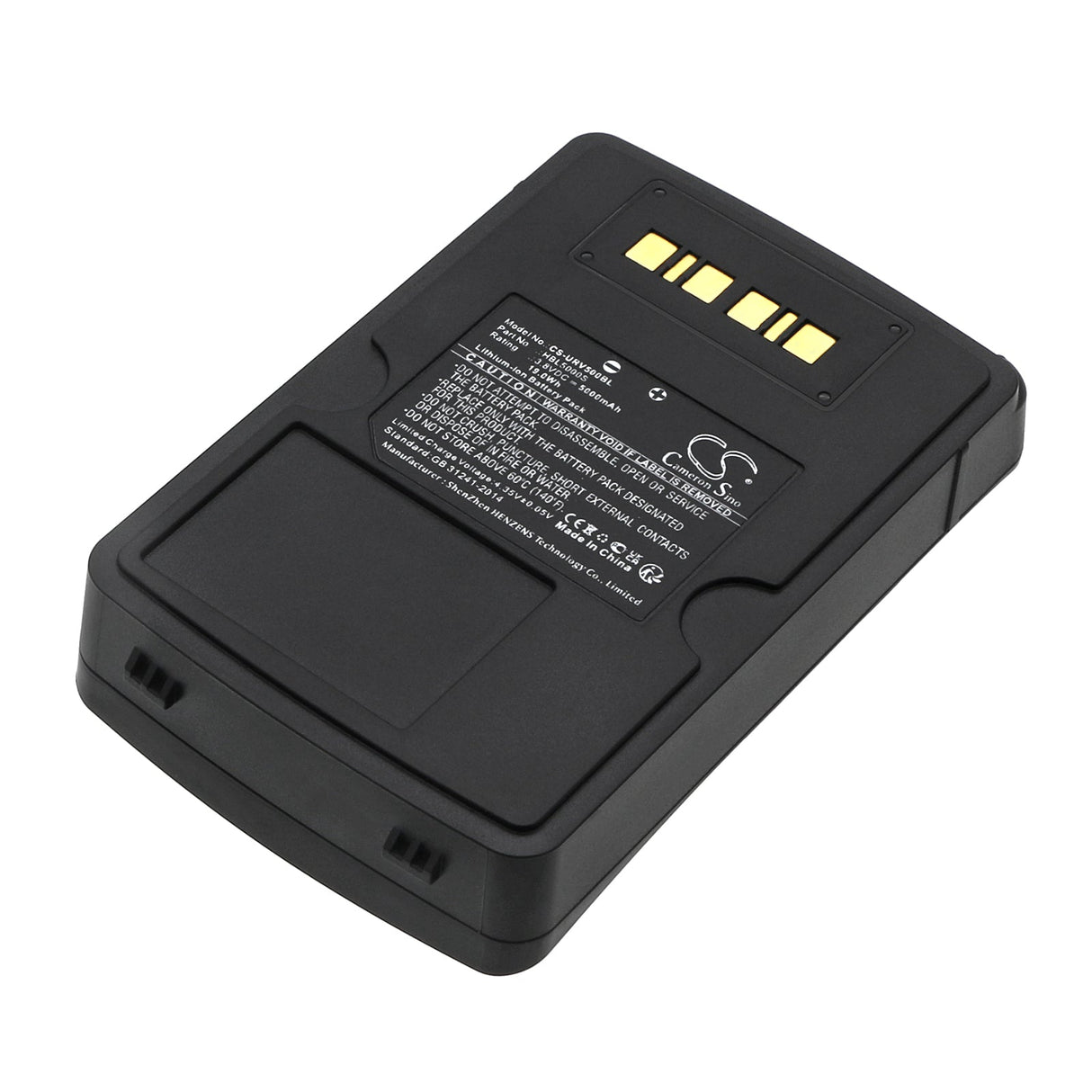 3,8V, Li-ion, 5000mAh, batterie de scanner de code-barres compatible avec Urovo, V5000s, 19,0Wh Scanner de code-barres Cameron Sino Technology Limited