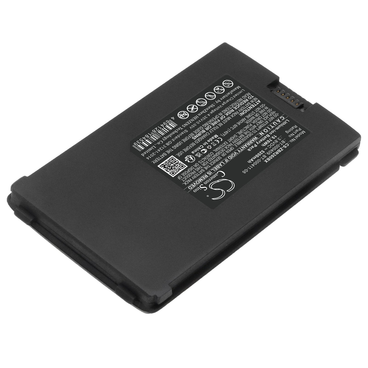 3.8V, Li-ion, 5200mAh Barcode Scanner Battery fits Zebra, Tc21, Tc210, 19.76Wh Barcode Scanner Cameron Sino Technology Limited