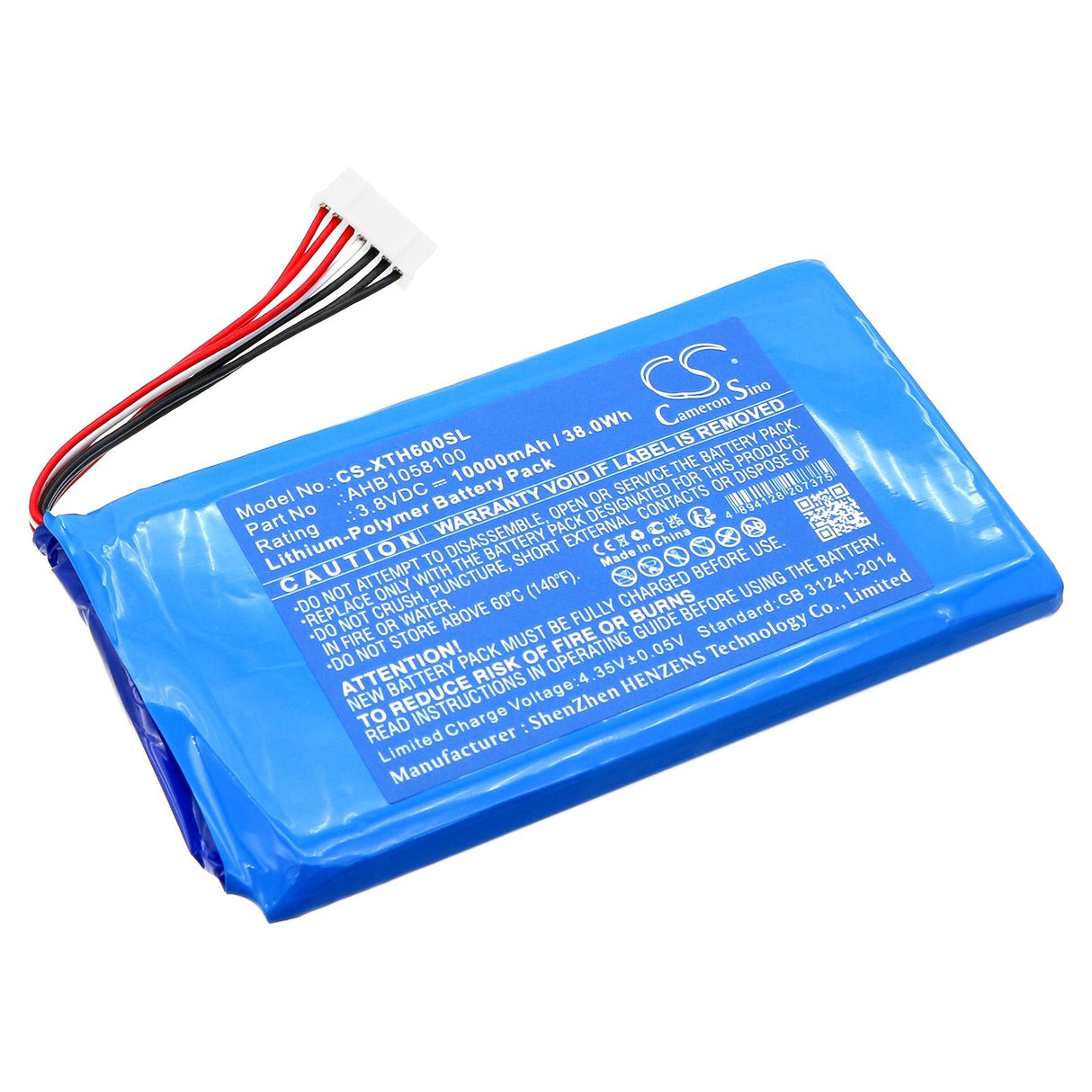 3.8V, Li-Polymer, 10000mAh Diagnostic Scanner Battery fits Xtool, Autopropad G2 Key Programmer 8, D8 Bt Scan Tools, 38.0Wh Diagnostic Scanner Cameron Sino Technology Limited