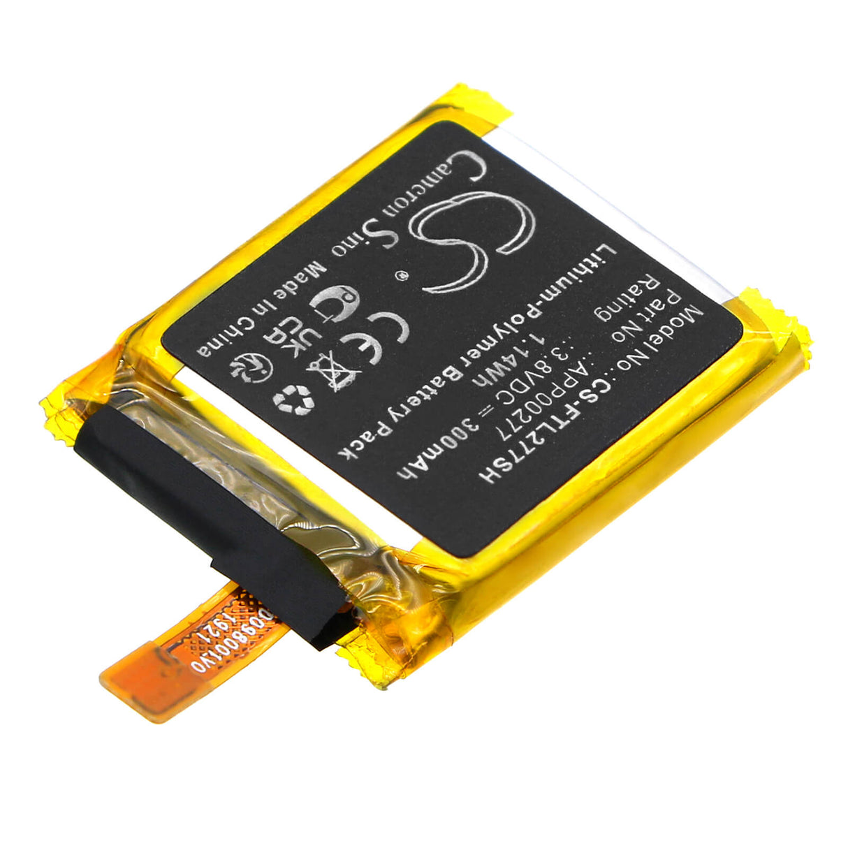 3.8v, Li-polymer, 300mah, Smartwatch Battery Fits Fossil Launches Lte, 1.14wh Smartwatch Cameron Sino Technology Limited