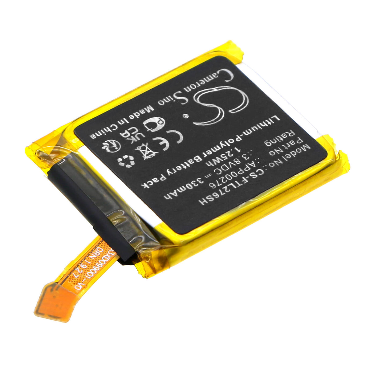 3.8v, Li-polymer, 330mah, Smartwatch Battery Fits Fossil App00276, 1.25wh Smartwatch Cameron Sino Technology Limited