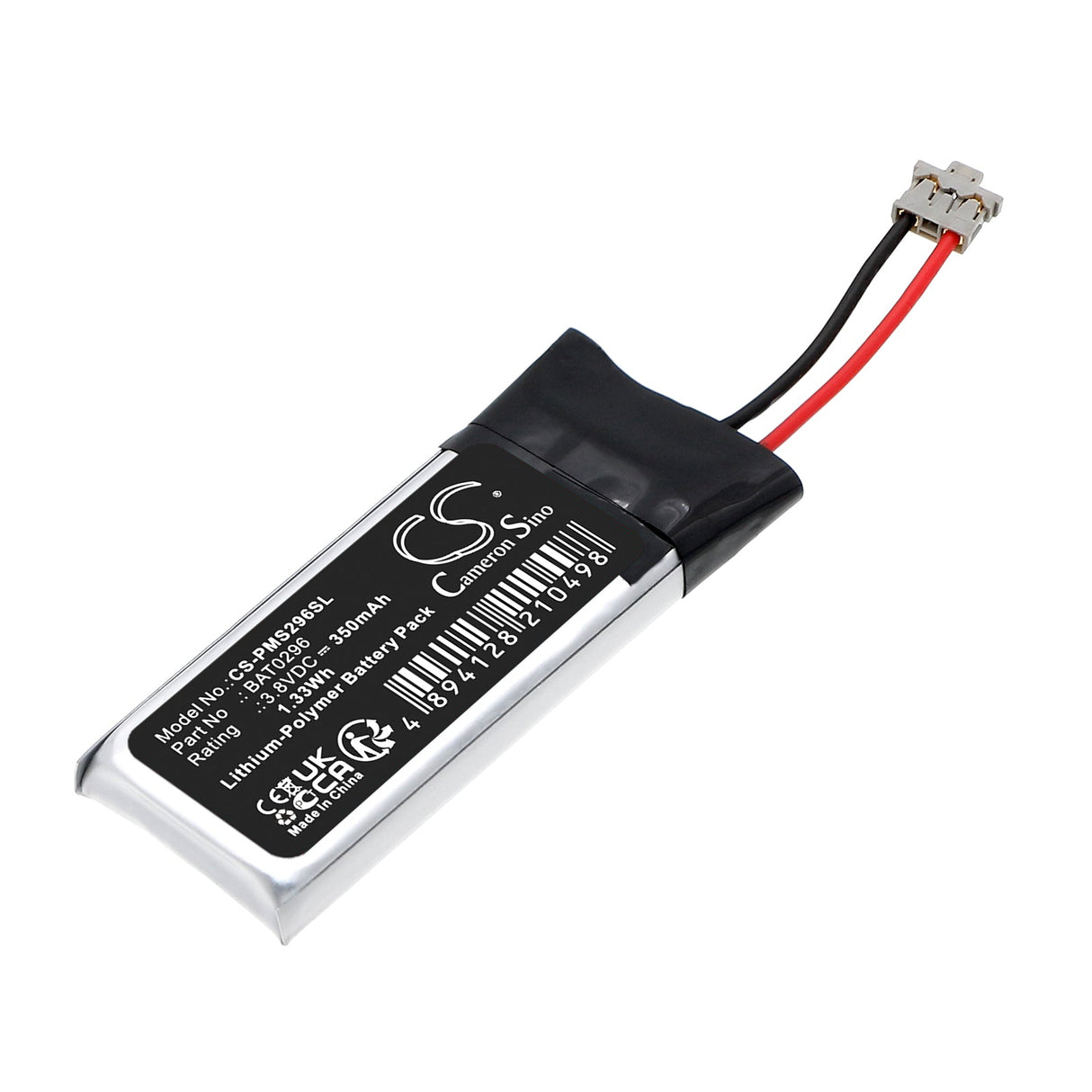 3.8V, Li-Polymer, 350mAh, E-cigarette battery fits Philip Morris, Iqos, 1.33Wh E-cigarette Cameron Sino Technology Limited