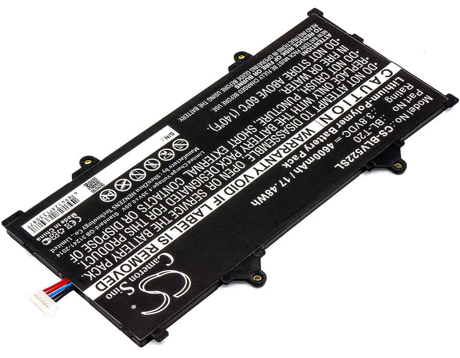 3.8V, Li-Polymer, 4600mAh, Tablet battery fits Lg, Bl-t20, G Pad X 8.0, G Pad X 8.0 Lte, 17.48Wh Tablet Cameron Sino Technology Limited