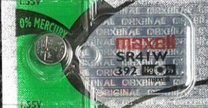 392 - Sr41w 1.55 Volt Silver Oxide Battery Replacement Coin Cell Batteries Maxell