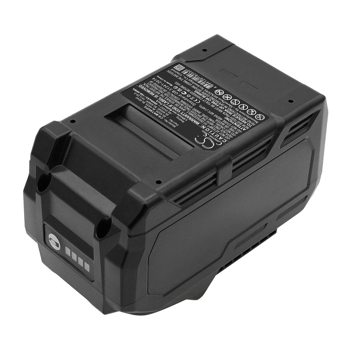 40.0V, Li-ion, 4000mAh, batterie pour outils électriques compatible avec Makita, 191l29-0, 40v Max Xgt, Cf001g, 160Wh Outils électriques Cameron Sino Technology Limited (Marchandises dangereuses)