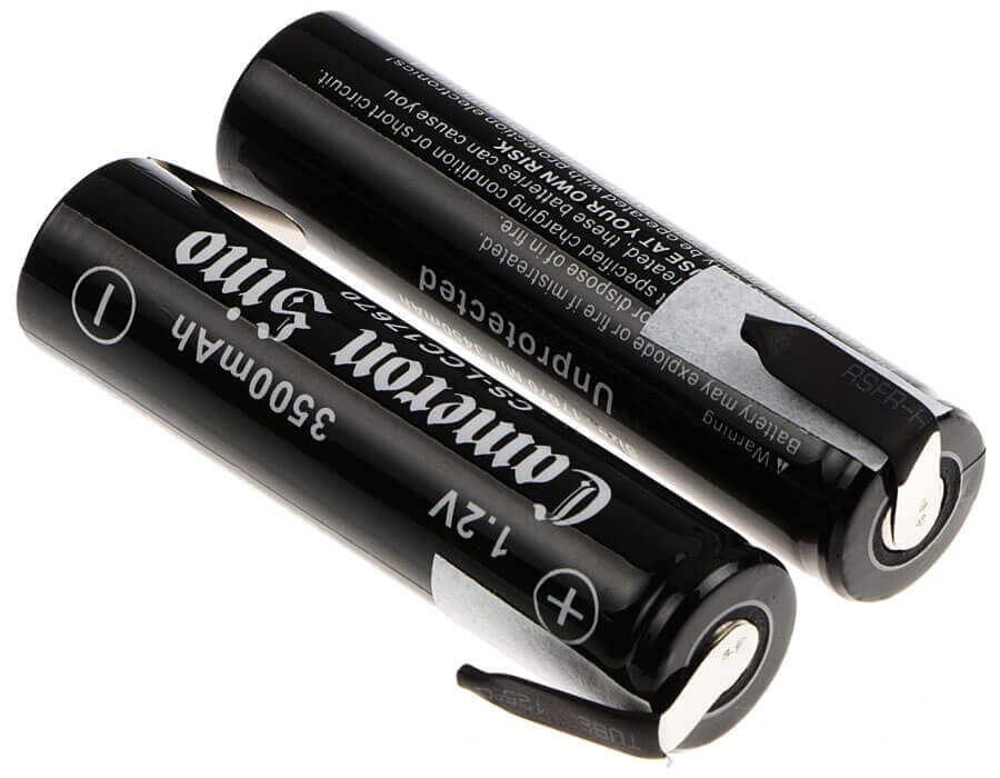 4/3a Battery, Nimh, 2pcs in a Pack With Reverse Solder Tabs 1.2v, 3500mah - 4.20wh 17670 Cameron Sino Technology Limited