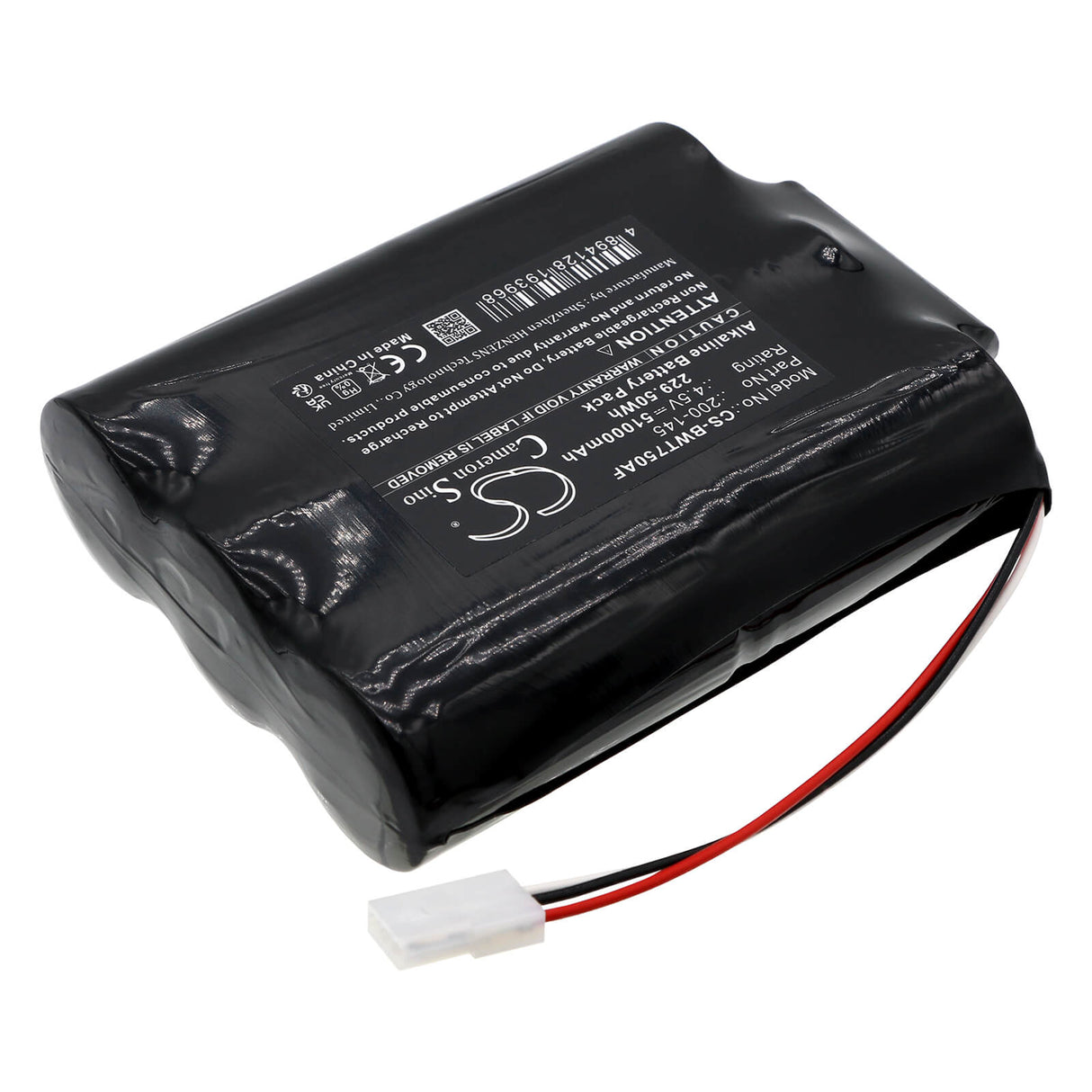 4,5v, Alcaline, 51000mah, Batterie de chasse d'eau automatique compatible avec Bay West, 750tfwr, distributeur 800 Wave, 229,50wh Chasse d'eau automatique Cameron Sino Technology Limited