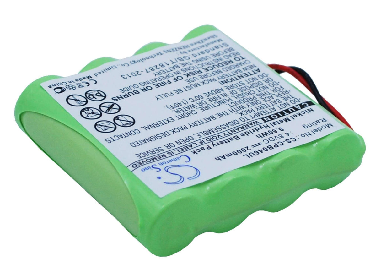 4.8V, Ni-MH, 2000mAh, Cordless Phone battery fits Universel, Aa X 4, 9.6Wh Cordless Phone Cameron Sino Technology Limited (Cordless Phone)