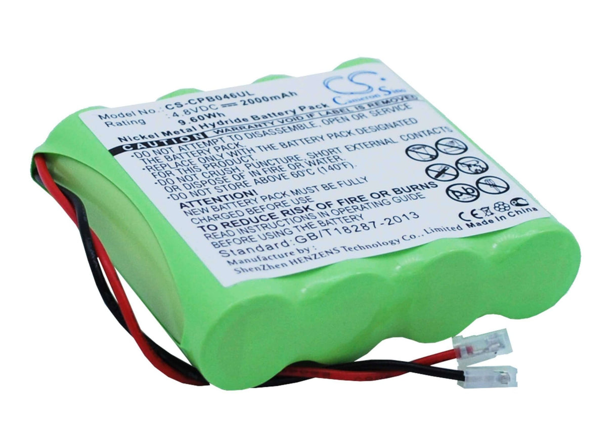 4.8V, Ni-MH, 2000mAh, Cordless Phone battery fits Universel, Aa X 4, 9.6Wh Cordless Phone Cameron Sino Technology Limited (Cordless Phone)