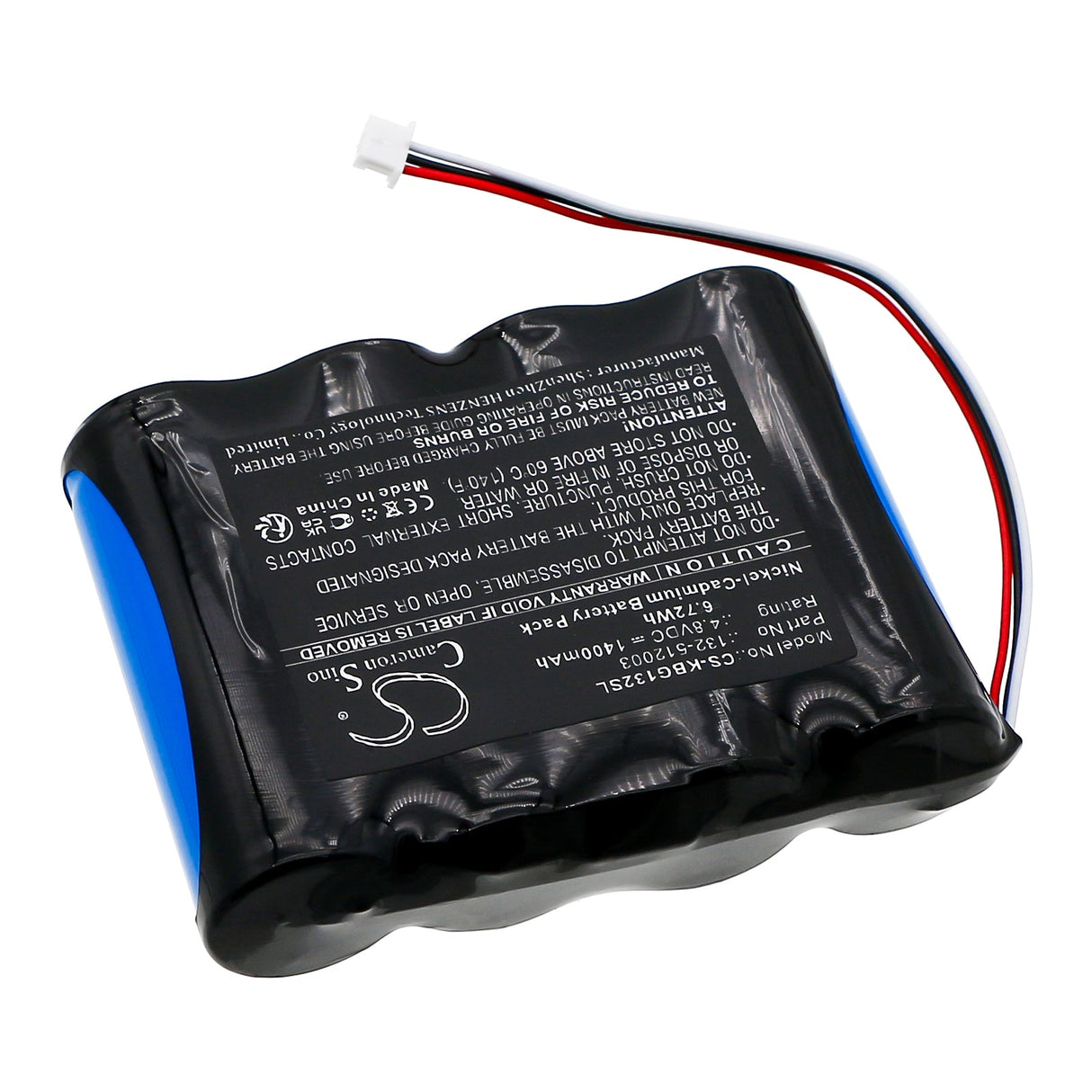 4.8V, Ni-CD, 1200mAh, batterie Smart Home compatible avec Kaba, 132-512003, Fdu G4, 5.76Wh Smart Home Cameron Sino Technology Limited