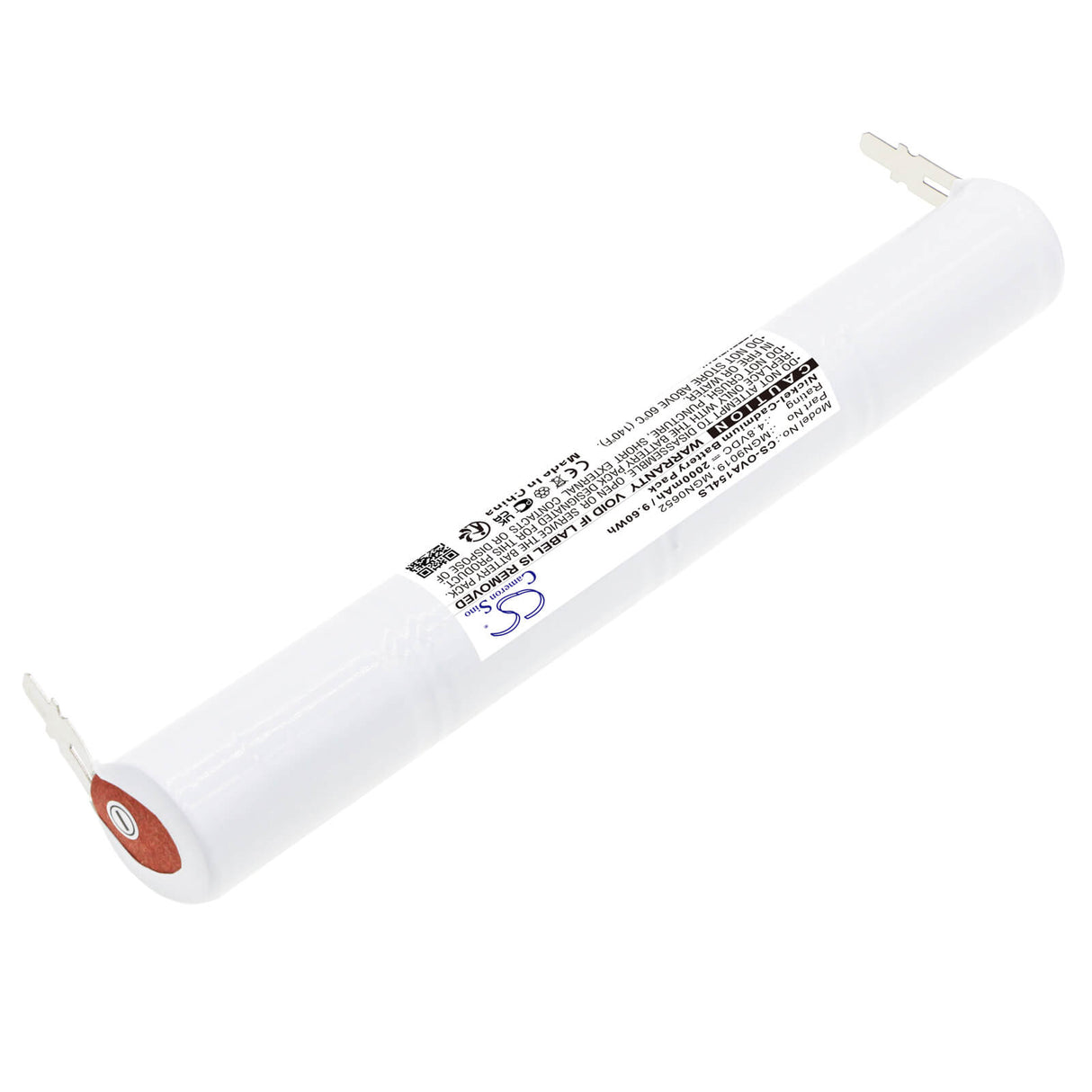 4.8V, Ni-CD, 2000mAh, Batterie d'éclairage de secours compatible avec Baes, Mgn0652, 10050038, 789673, 9.60Wh Éclairage de secours Cameron Sino Technology Limited