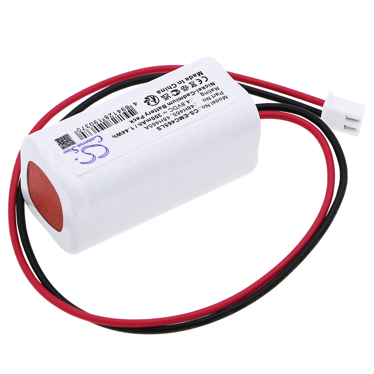 4.8V, Ni-CD, 300mAh, batterie d'éclairage de secours compatible avec Lumapro, 48h465, 6cgl3, 6cgl4, 1.44Wh Éclairage de secours Cameron Sino Technology Limited