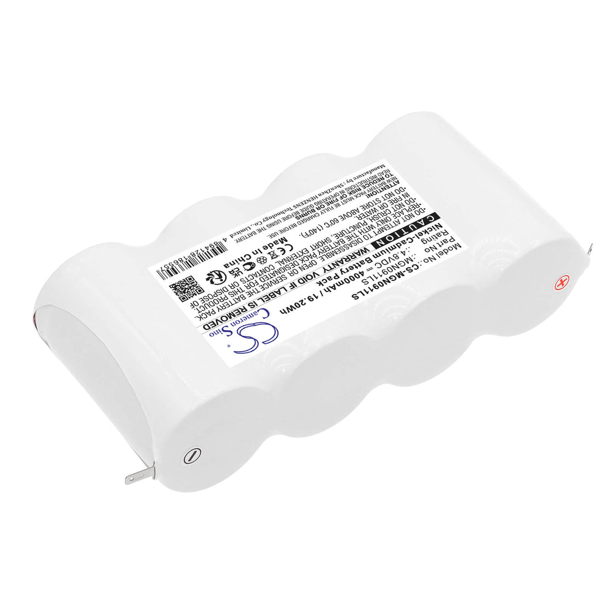 4.8V, Ni-CD, 4000mAh, Batterie d'éclairage de secours compatible avec Schneider, 4dh4.0la3, 4dh4.ot3, 19.20Wh Éclairage de secours Cameron Sino Technology Limited