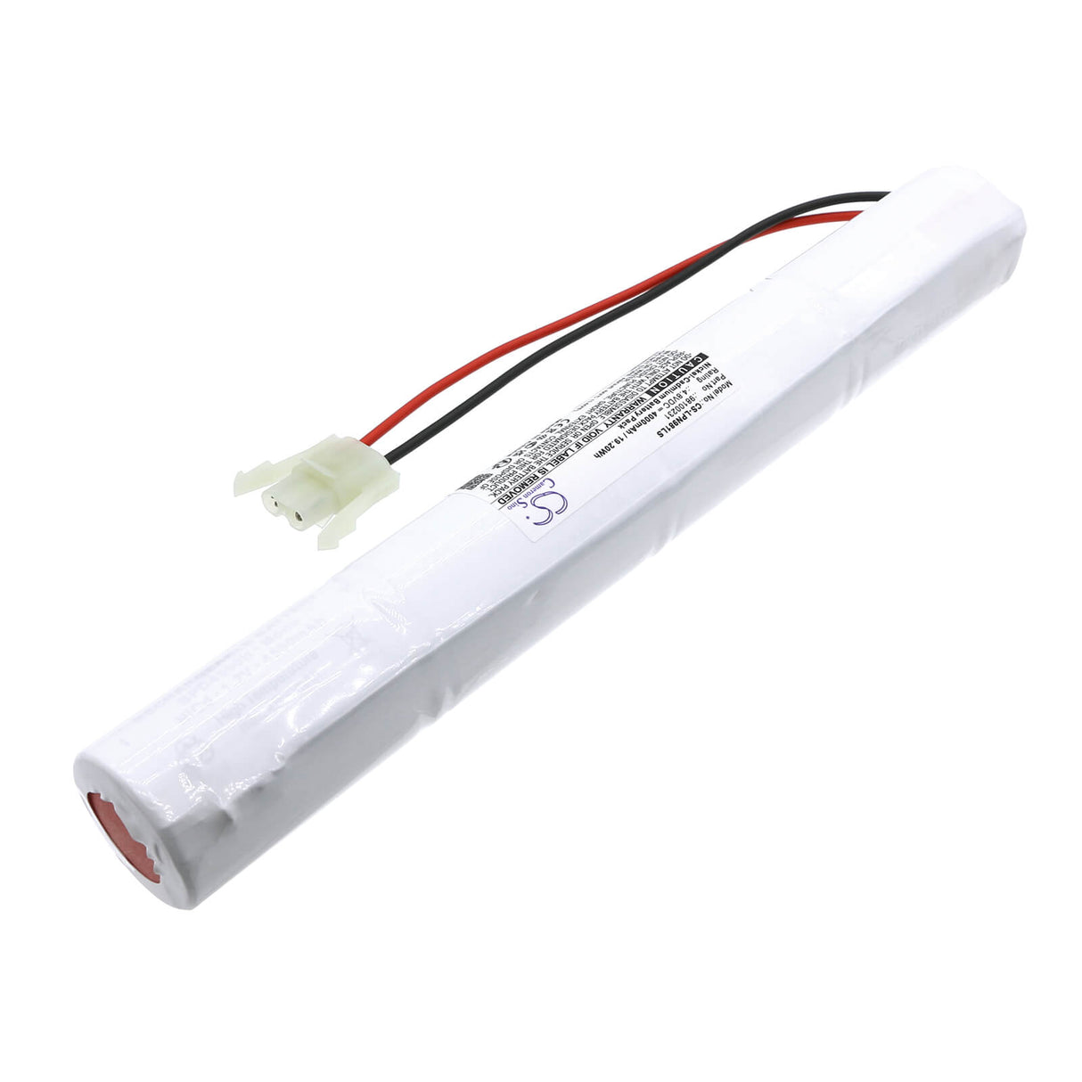 4,8V, Ni-CD, 4000mAh, batterie d'éclairage de secours compatible avec Lite-plan, 98100231, 4/cd45/s/neca, 19,20Wh Éclairage de secours Cameron Sino Technology Limited