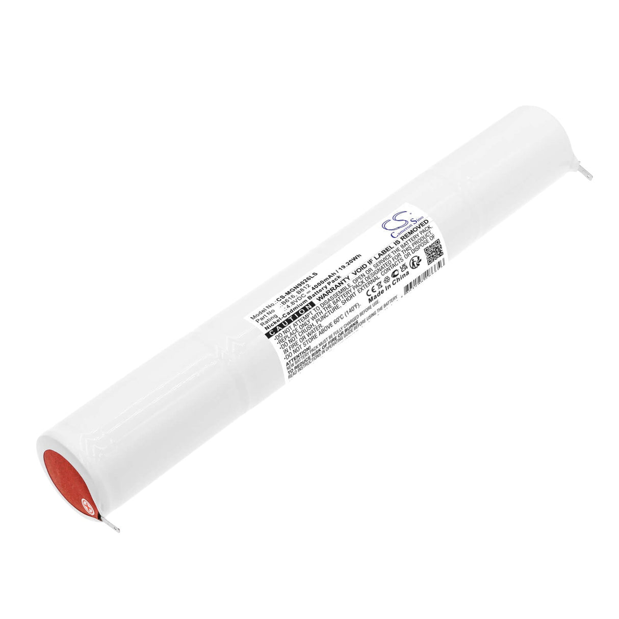 4,8V, Ni-CD, 4000mAh, batterie d'éclairage de secours compatible avec Mackwell, Orbik, Yuasa, 4dh4-0f4/ls, 4dh4-0f4/ls-0b, 19,20Wh Éclairage de secours Cameron Sino Technology Limited
