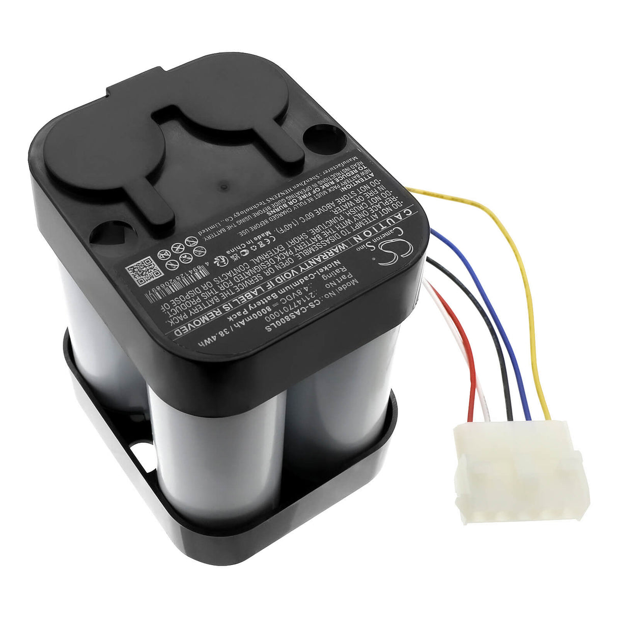 4,8V, Ni-CD, 8000mAh, Batterie d'éclairage d'urgence compatible avec Ceag, 108349, Seb 8/8l, 38.4Wh Éclairage d'urgence Cameron Sino Technology Limited