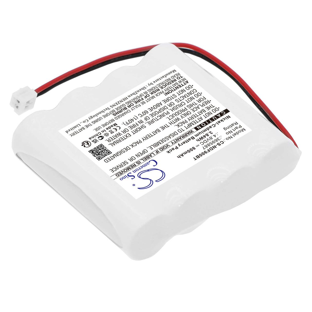 4.8v, Ni-cd, 800mah, Alarm Battery Fits Indexa, Repeater 9000fr 35516, 3.84wh Alarm System Cameron Sino Technology Limited