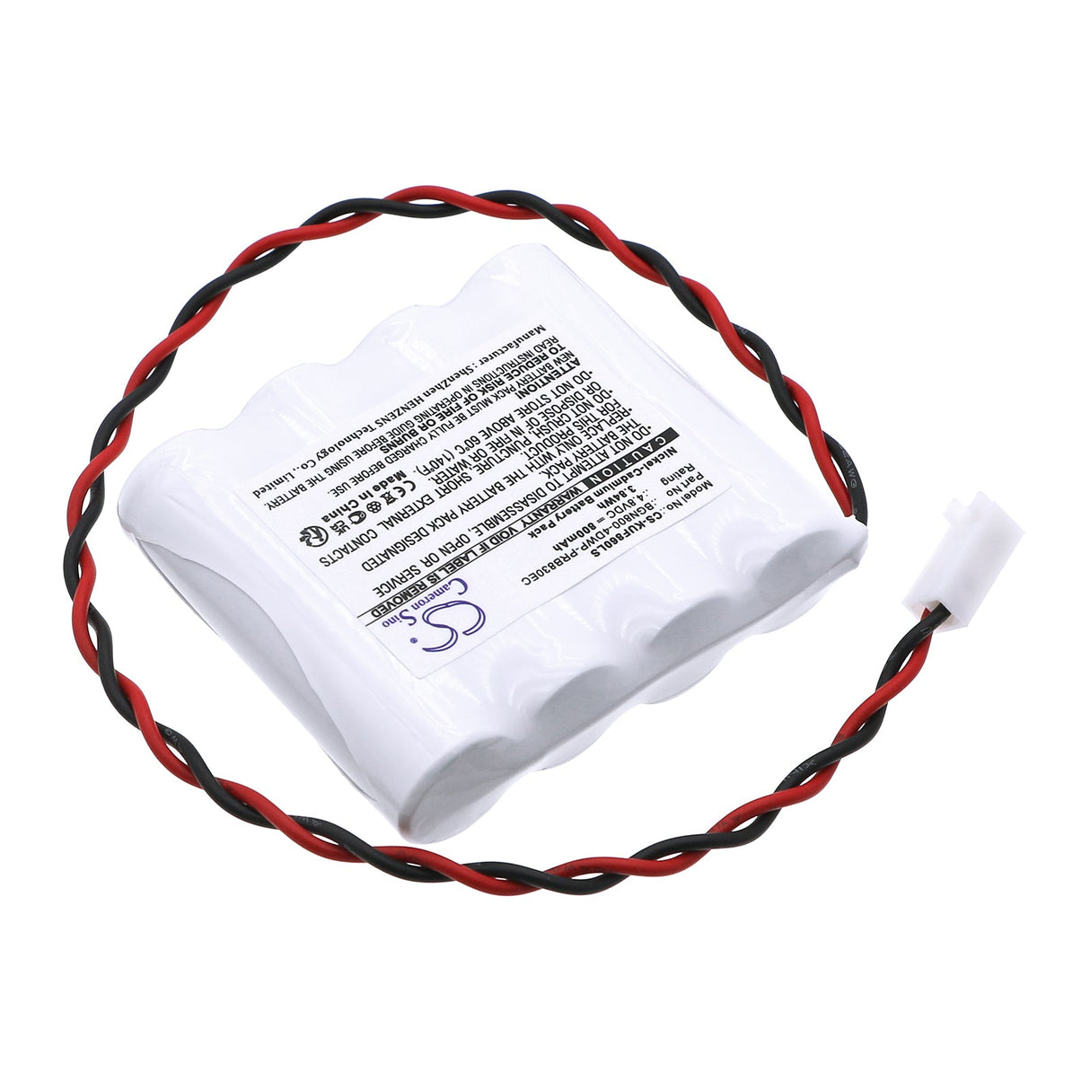 4,8V, Ni-CD, 800mAh, Batterie d'éclairage de secours compatible avec Kaufel, Bgn800-4dwp-prb830ec, 850.0060 Aa/4, 3,84Wh Éclairage de secours Cameron Sino Technology Limited