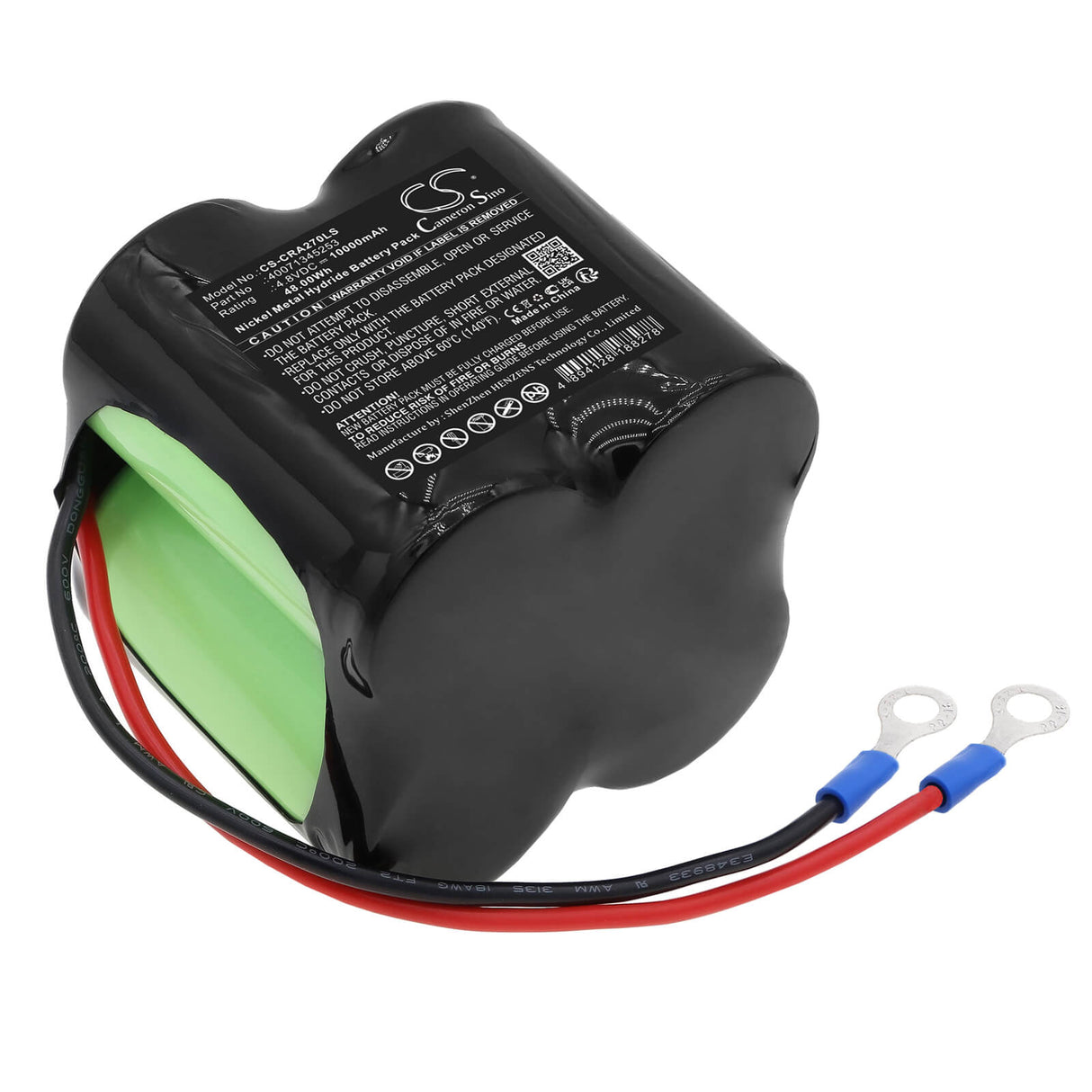 4.8V, Ni-MH, 10000mAh, LED Light battery fits Ceag, 21145583000, Cw270, Handlampe Seb5.4l, 48Wh LED Light Cameron Sino Technology Limited