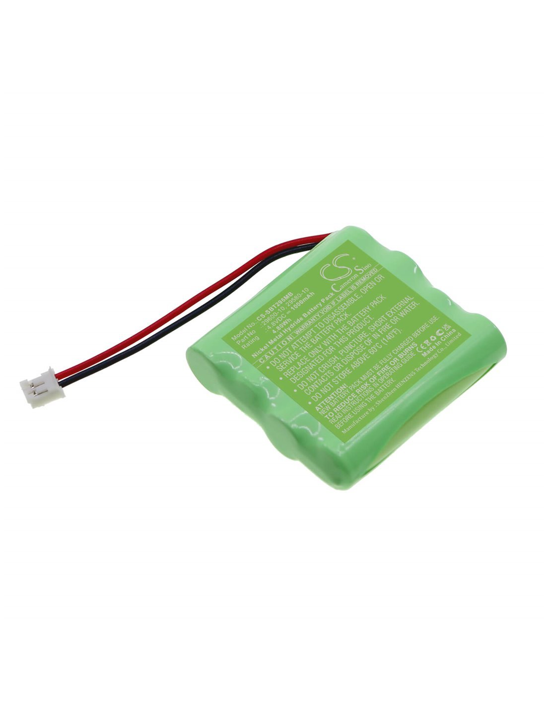 4.8v, Ni-mh, 1000mah, Batterie Babyphone Compatible avec Summer, 2 Caméras de Direction à Distance Mode, Vue Complète, 4.80wh BabyPhone Cameron Sino Technology Limited