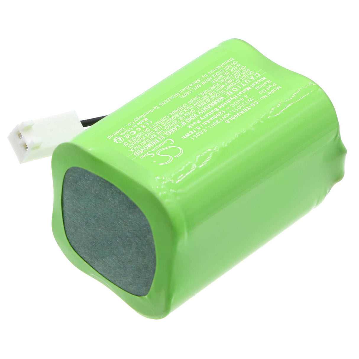 4.8V, Ni-MH, 1200mAh, batterie d'éclairage de secours compatible avec Teknoware, 85073080, Esc 90 Lumière de sortie de secours, W120011, 5.76Wh Éclairage de secours Cameron Sino Technology Limited