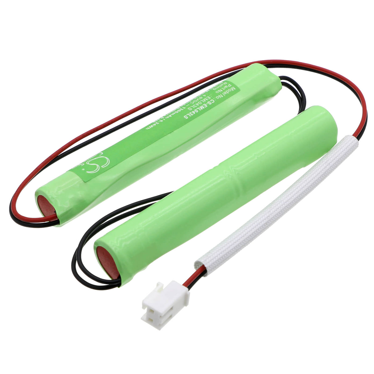 4,8V, Ni-MH, 1300mAh, batterie d'éclairage d'urgence compatible avec Cameron Sino Technologies, CS-EML043LS, 6,24Wh Éclairage d'urgence Cameron Sino Technology Limited