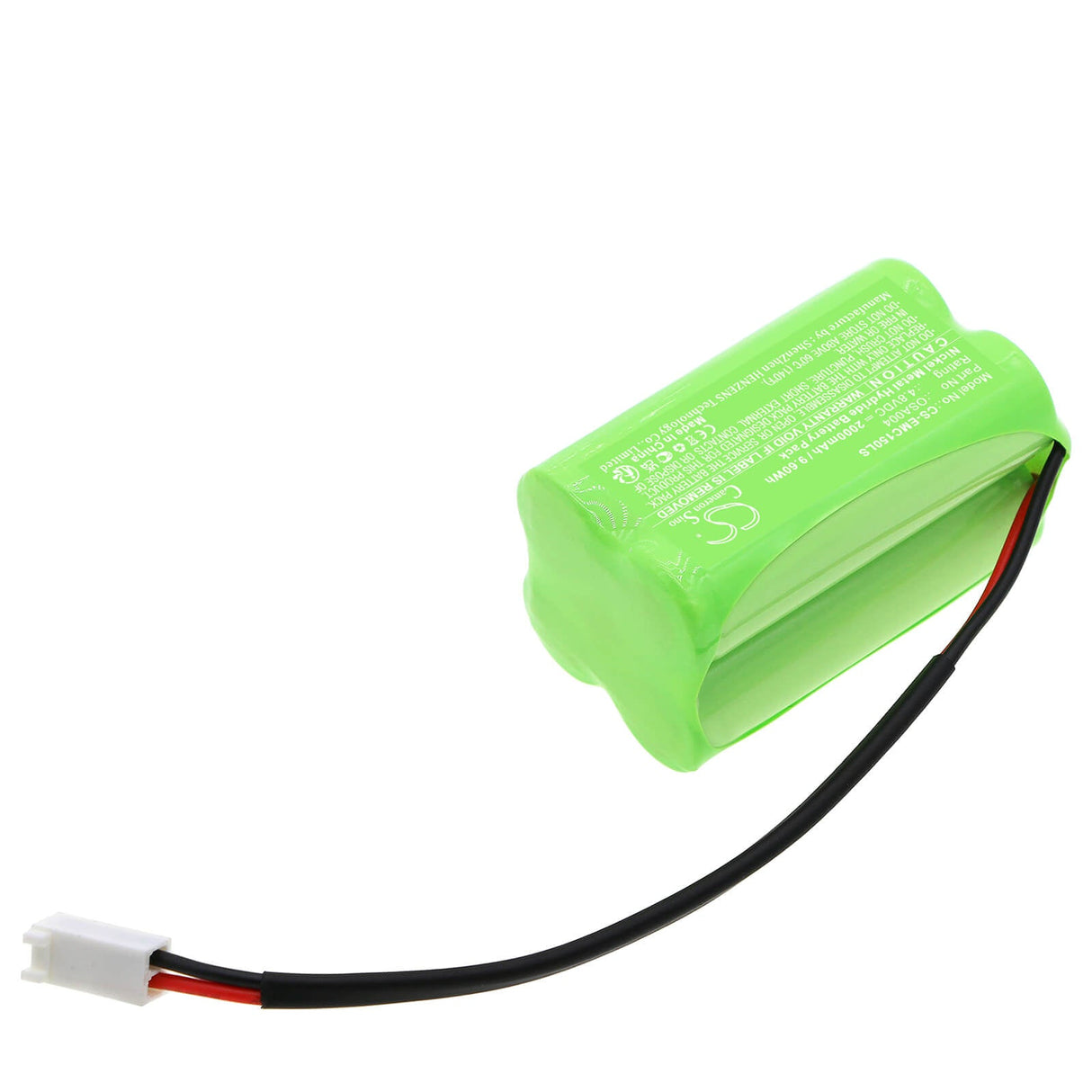 4.8V, Ni-MH, 2000mAh, batterie d'éclairage de secours compatible avec Saft, Astralite, Powersonic, Day-brite, Osi, Osa004, Osa004, 9.60Wh Éclairage de secours Cameron Sino Technology Limited