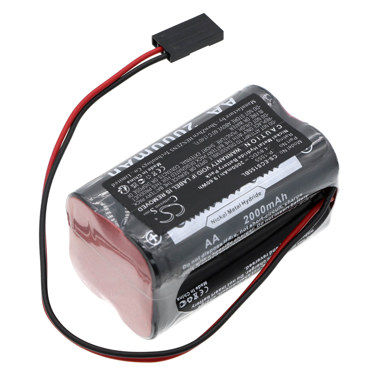 4.8v, Ni-mh, 2000mah, Batterie de caisse enregistreuse compatible avec Ei Compact, Caisse enregistreuse, 9.60wh Caisse enregistreuse Cameron Sino Technology Limited