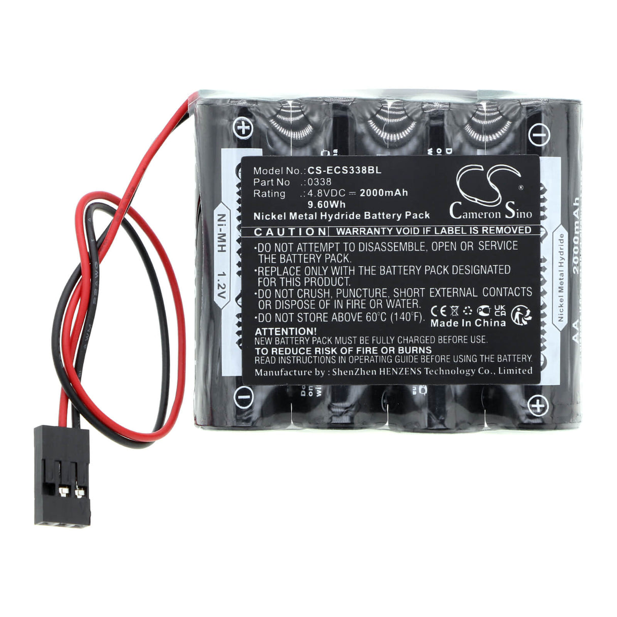 4.8v, Ni-mh, 2000mah, Batterie de Caisse Enregistreuse Compatible avec Ei Mobika, Caisse Enregistreuse, Caisse Enregistreuse pour Billets, 9.60wh Caisse Enregistreuse Cameron Sino Technology Limited