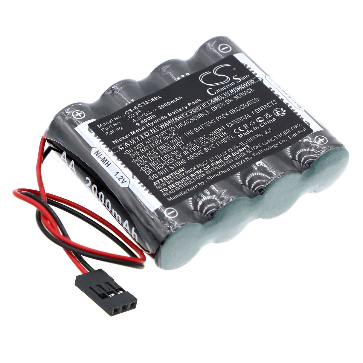 4.8v, Ni-mh, 2000mah, Batterie de Caisse Enregistreuse Compatible avec Ei Mobika, Caisse Enregistreuse, Caisse Enregistreuse pour Billets, 9.60wh Caisse Enregistreuse Cameron Sino Technology Limited