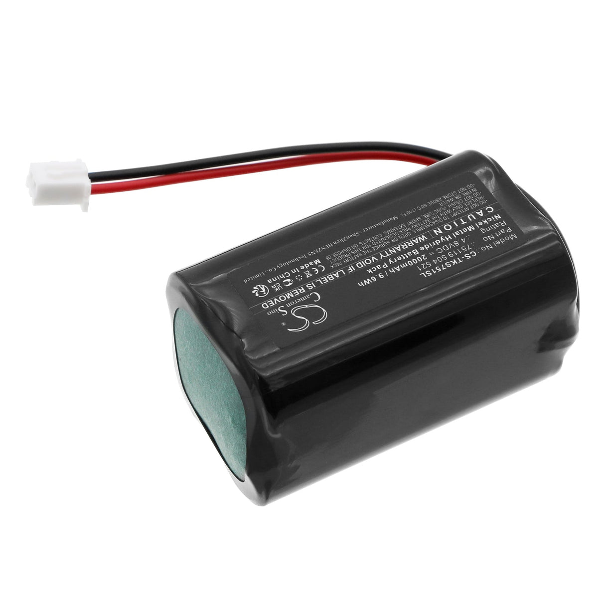 4.8V, Ni-MH, 2000mAh, Équipement, Enquête, Batterie de test compatible avec Techkon, Spectrodens Spectroplate, 9.6Wh Équipement, Enquête, Test Cameron Sino Technology Limited