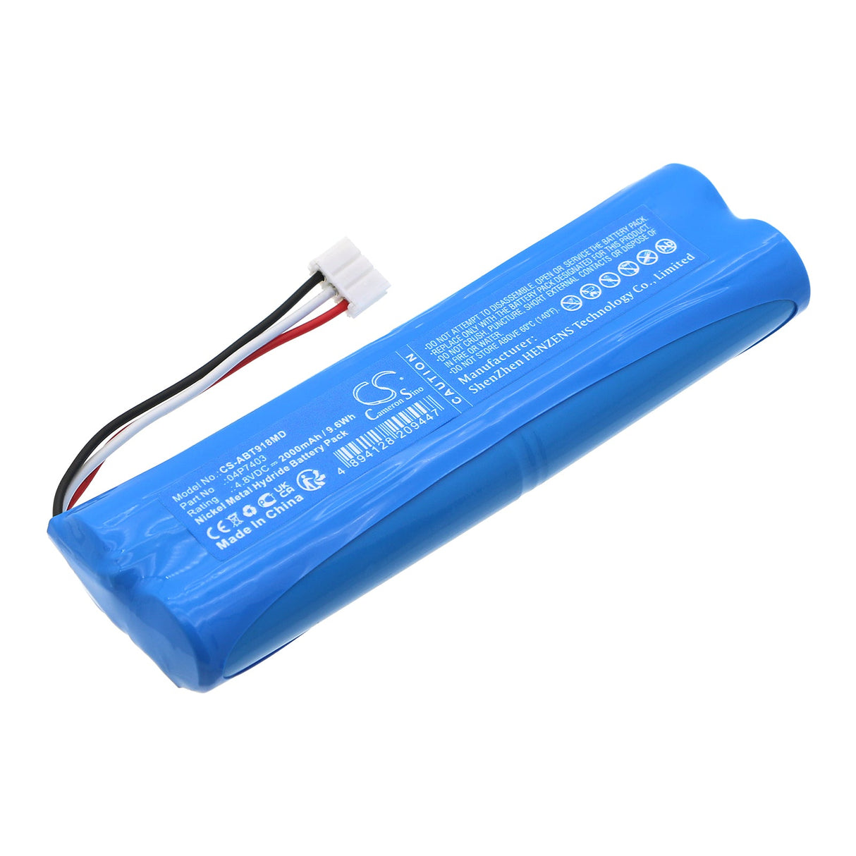 4.8V, Ni-MH, 2000mAh, Medical battery fits Abbott, I-stat Printer, I-stat System, 9.6Wh Medical Cameron Sino Technology Limited (Medical)
