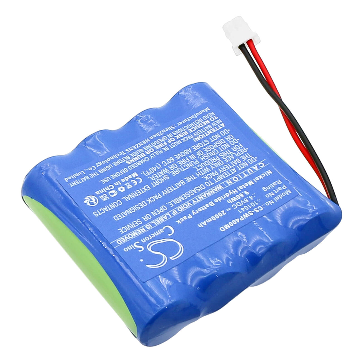 4,8V, Ni-MH, 2000mAh, Batterie médicale compatible Schwa, 101041, Eco+ Emp4, 9,60Wh Medical Cameron Sino Technology Limited (Médical)