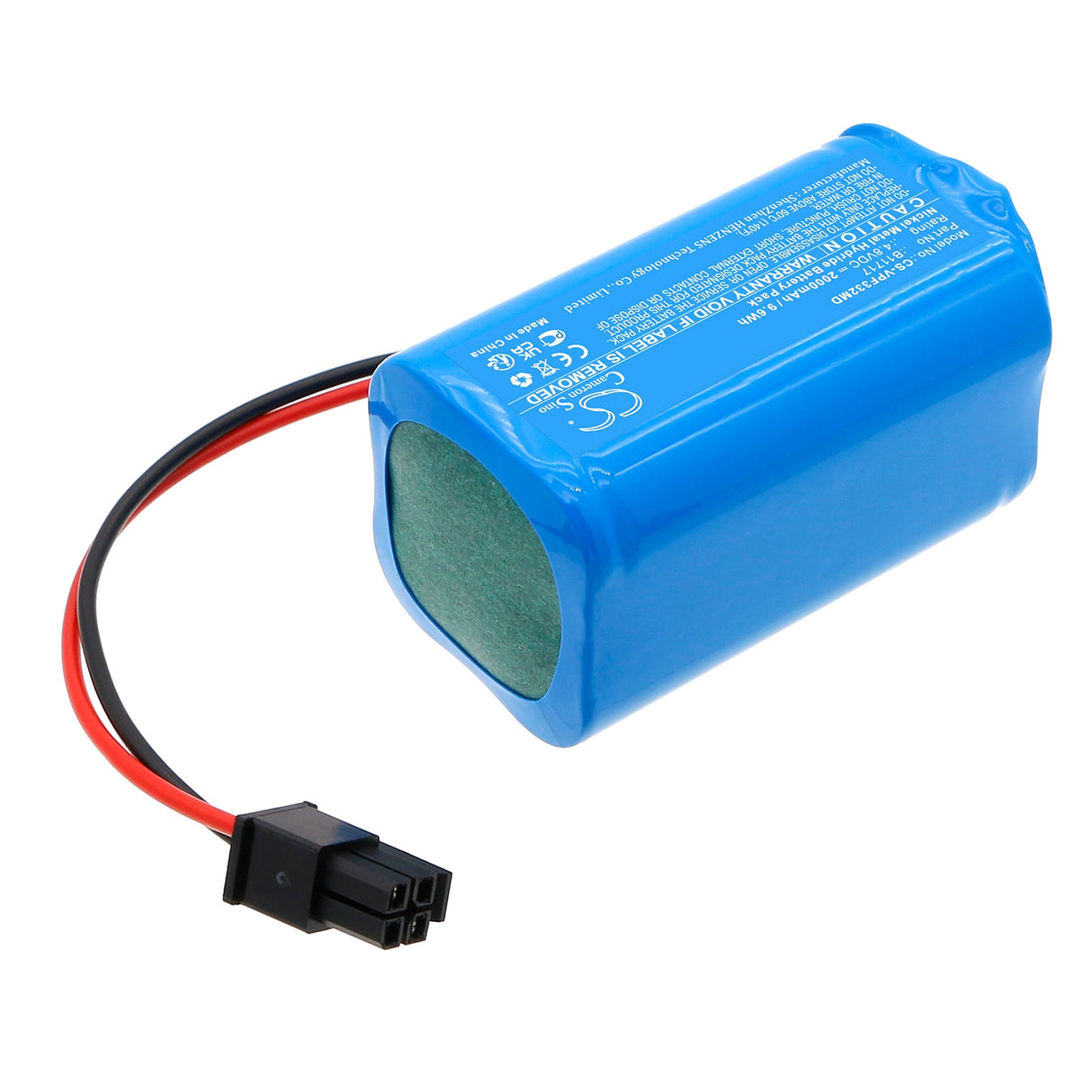 4.8V, Ni-MH, 2000mAh, Batterie médicale compatible avec Vapotherm, Precision Flow, Precision Flow Plus, 9.6Wh Medical Cameron Sino Technology Limited (Médical)