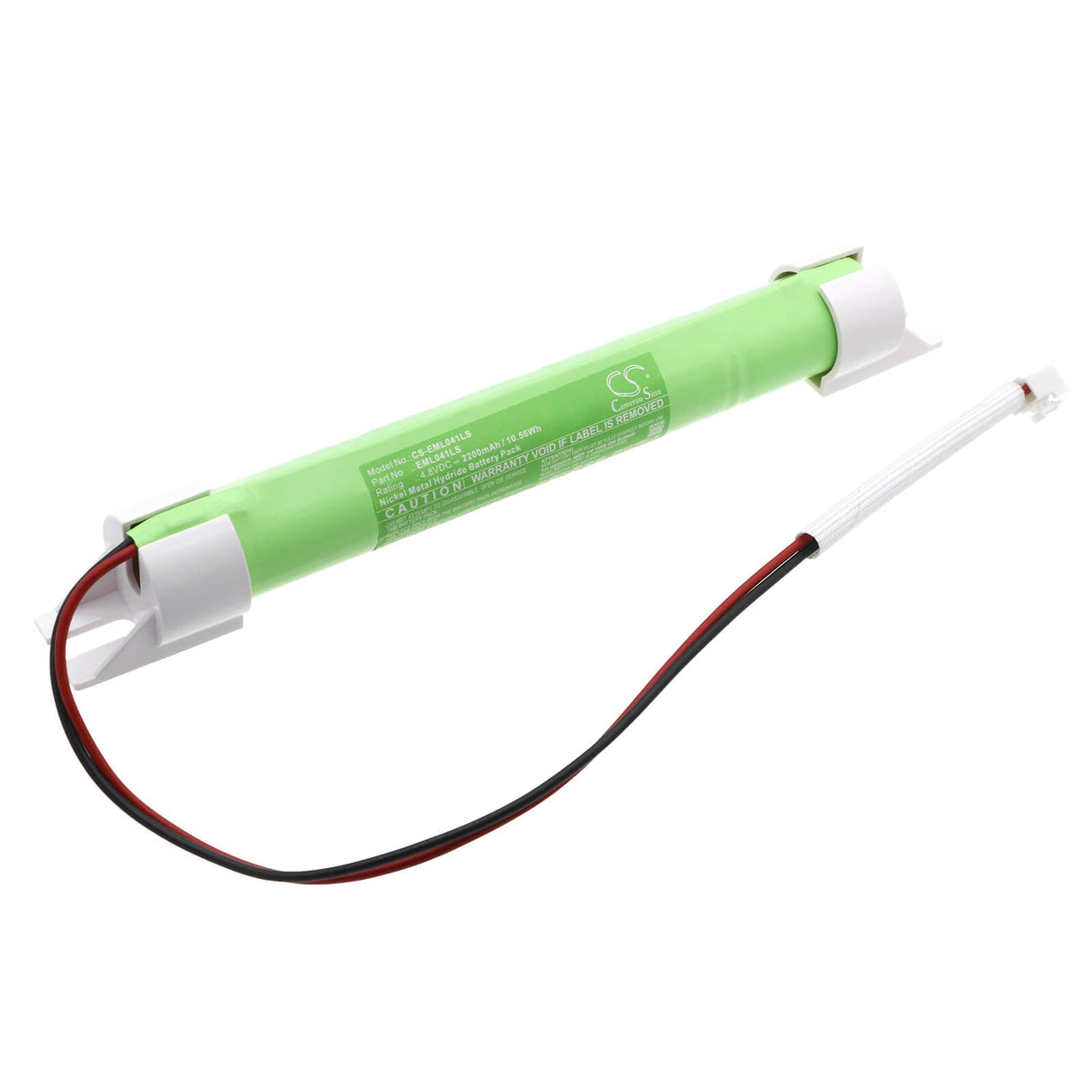 4.8V, Ni-MH, 2200mAh, Batterie d'éclairage d'urgence compatible avec Cameron Sino Technologies, CS-EML041LS, 10.56Wh Éclairage d'urgence Cameron Sino Technology Limited