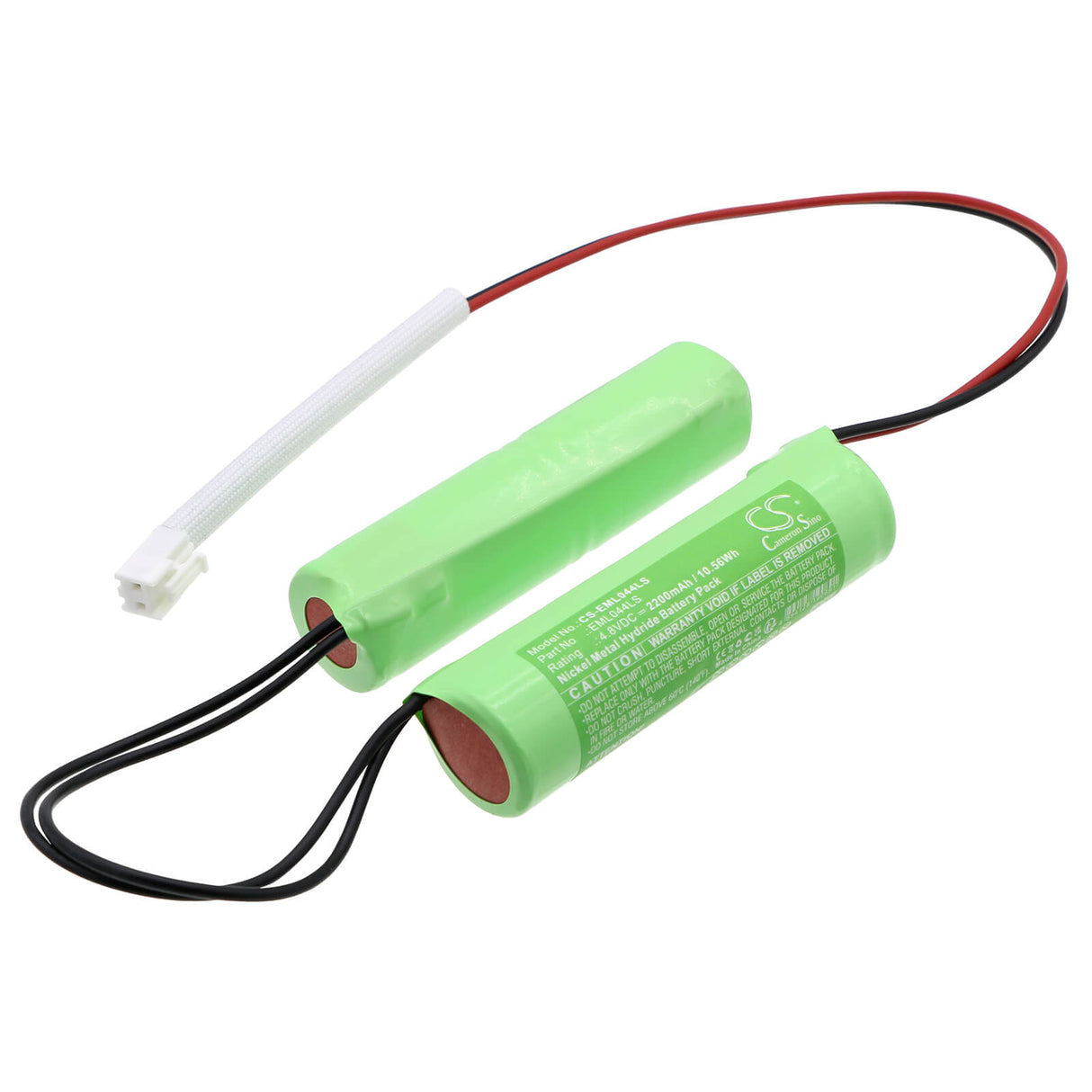4.8V, Ni-MH, 2200mAh, Batterie d'éclairage de secours compatible avec Cameron Sino Technologies, CS-EML044LS, 10.56Wh Éclairage de secours Cameron Sino Technology Limited