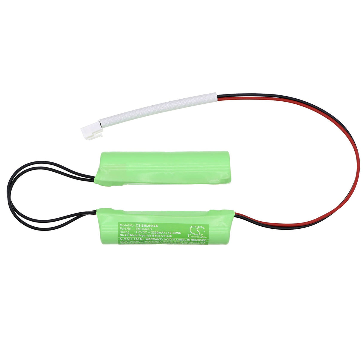 4.8V, Ni-MH, 2200mAh, Batterie d'éclairage de secours compatible avec Cameron Sino Technologies, CS-EML044LS, 10.56Wh Éclairage de secours Cameron Sino Technology Limited