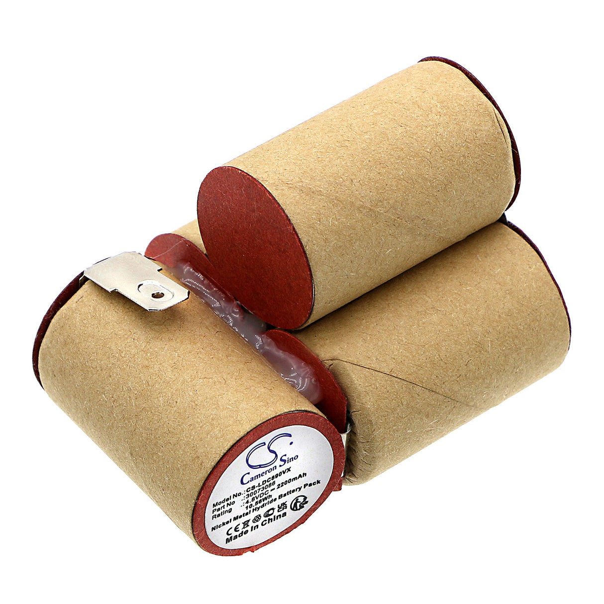 4.8V, Ni-MH, 2200mAh, Vacuum Battery fits Leifheit, 89022, Powermax 11920, 10.56Wh Vacuum Cameron Sino Technology Limited