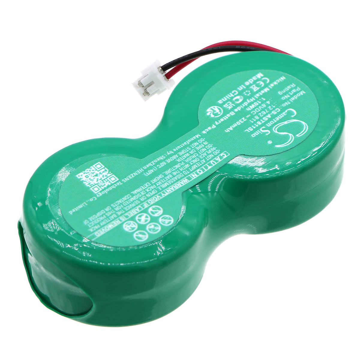 4.8V, Ni-MH, 230mAh, Siren Alarm battery fits Saab, Opel, 12 762 811, Astra H, Vectra C, 1.1Wh Siren Alarm Cameron Sino Technology Limited
