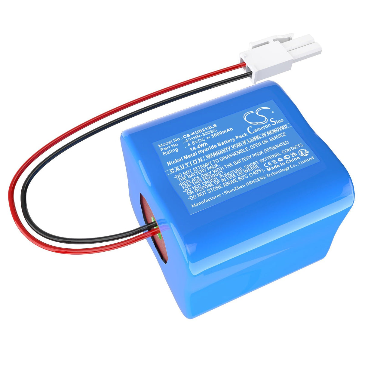 4.8V, Ni-MH, 3000mAh, Batterie d'éclairage d'urgence convient à I Kub, 4/hhr-300sc, 212, 14.4Wh Éclairage d'urgence Cameron Sino Technology Limited