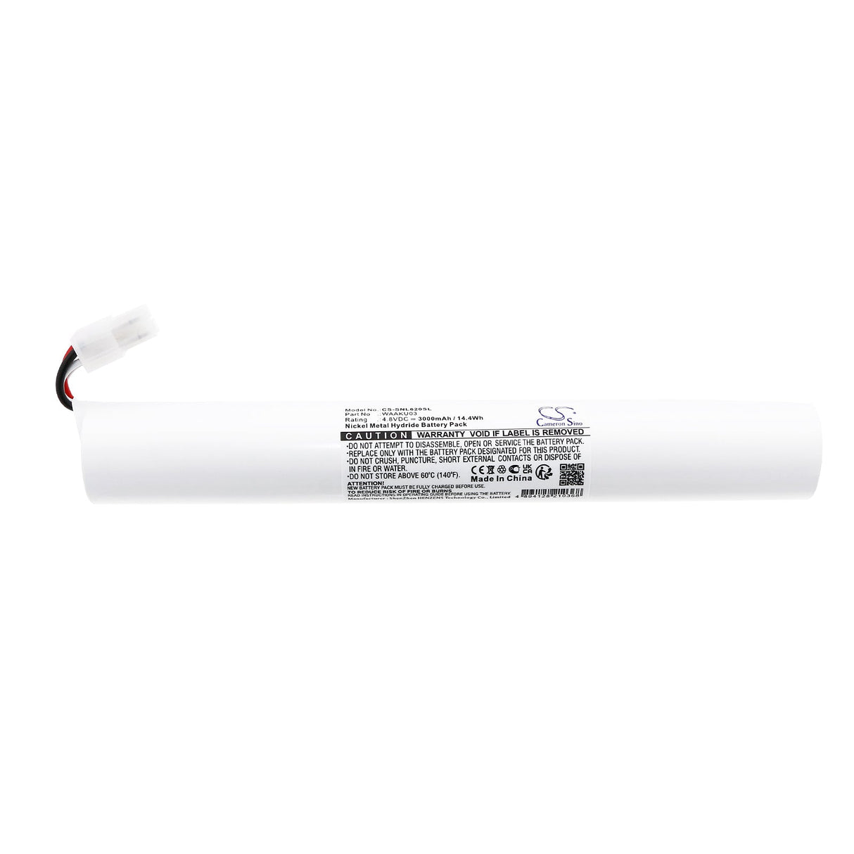 4.8V, Ni-MH, 3000mAh, Equipment, Survey, Test battery fits Sonel, Mmr-620 Micro-ohmmeters, Mmr-630 Micro-ohmmeters, 14.4Wh Equipment, Survey, Test Cameron Sino Technology Limited