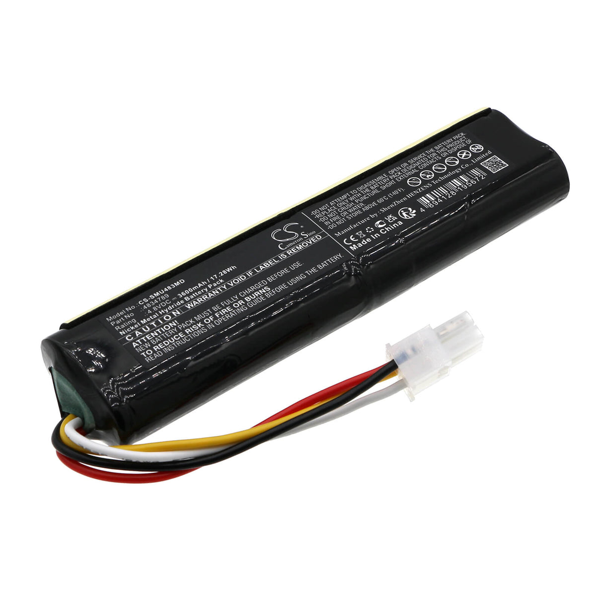 4.8V, Ni-MH, 3600mAh, Batterie médicale compatible avec Siemens, 110382, Sonoline Antares Ultrasound, Sonoline Antares Ultrasound S-, 17.28Wh Médical Cameron Sino Technology Limited (Médical)