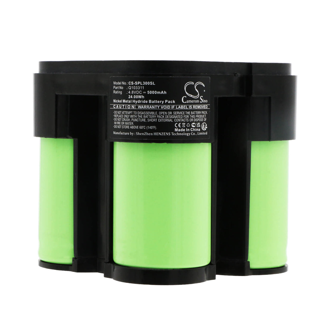 4.8V, Ni-MH, 5000mAh, Batterie d'équipement compatible avec Spectra Precision, Q103311, GL412, Gl422, 24Wh Équipement, Enquête, Test Cameron Sino Technology Limited