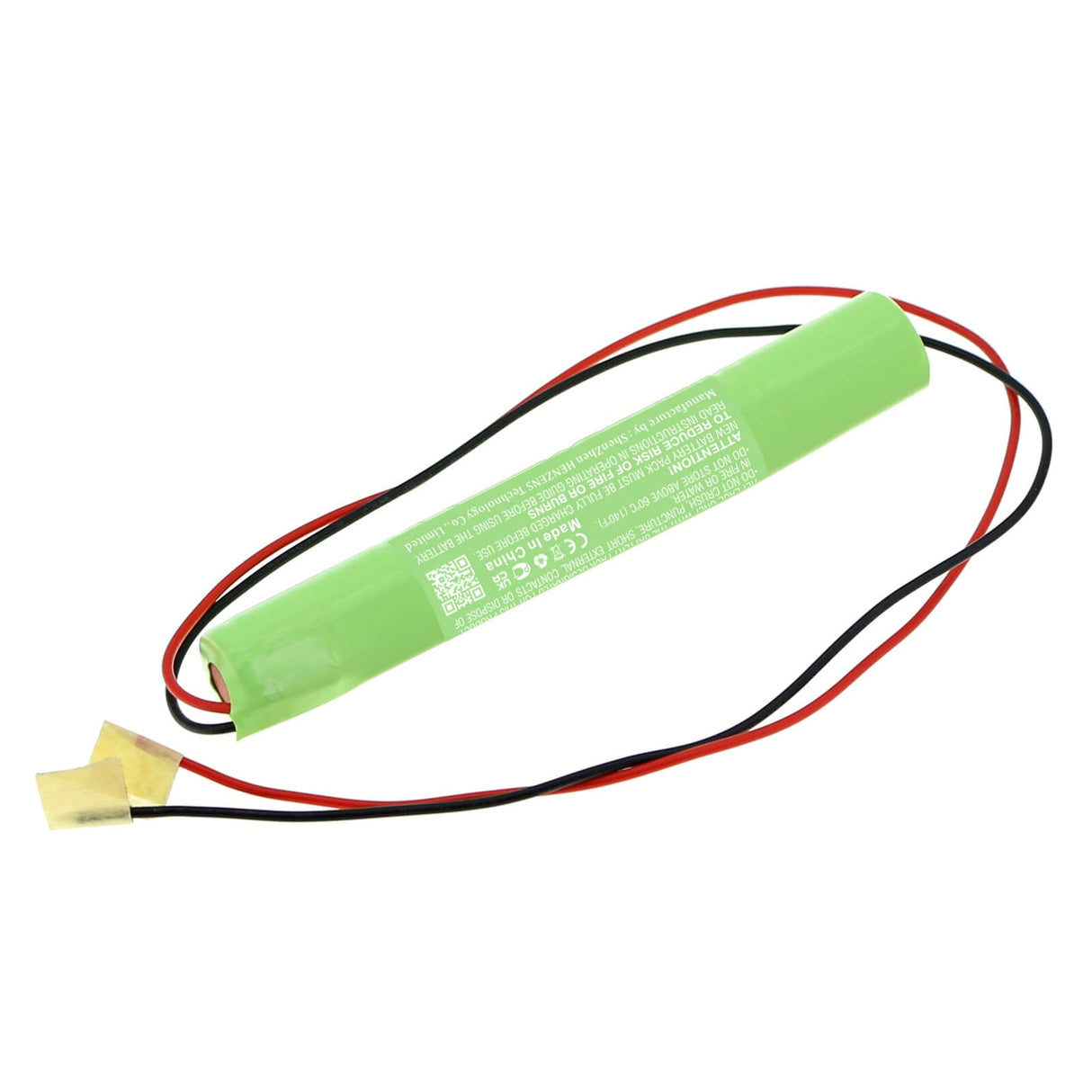 4.8V, Ni-MH, 600mAh, batterie compatible avec les packs de batteries personnalisés, 1/2aa6004s1p, 2.88Wh Pack de batterie Cameron Sino Technology Limited
