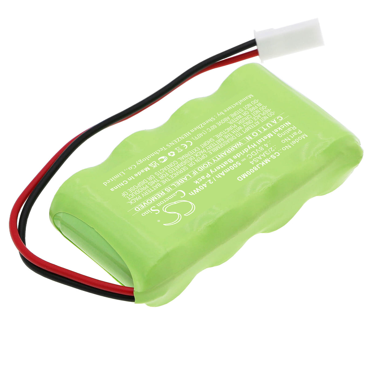 4.8V, Ni-MH, 500mAh, Batterie médicale compatible avec Kejian, 2/3aas4, Jaundice Meter Kj-8000, 2.40Wh Médical Cameron Sino Technology Limited (Médical)