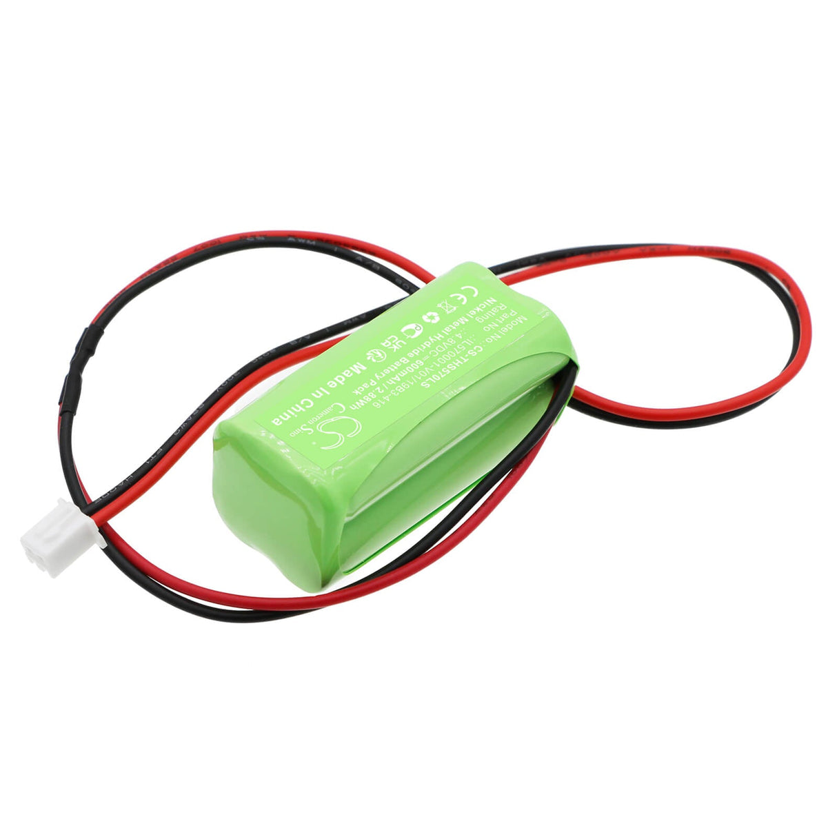 4.8V, Ni-MH, 600mAh, batterie d'éclairage d'urgence compatible avec Thorn Voyager, Il570001-v01/19b3-416, Styleaccu 3h, 2.88Wh Éclairage d'urgence Cameron Sino Technology Limited