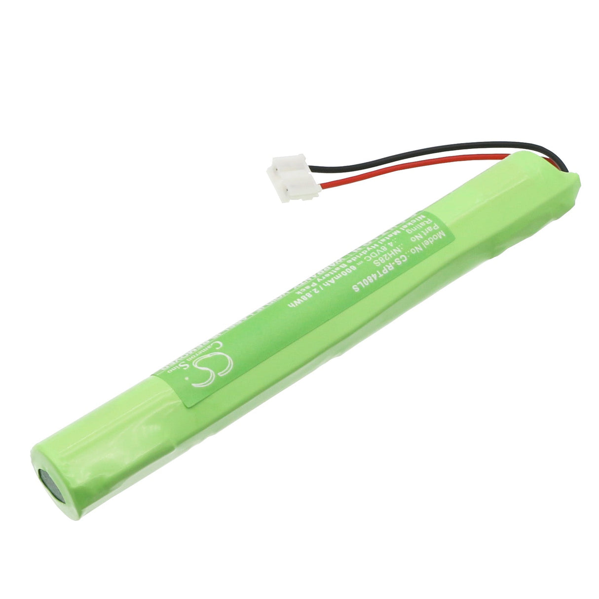 4.8V, Ni-MH, 600mAh, Batterie d'éclairage de secours compatible avec Rp-technik, Nh28s, Nimh4805s.st, 2.88Wh Éclairage de secours Cameron Sino Technology Limited