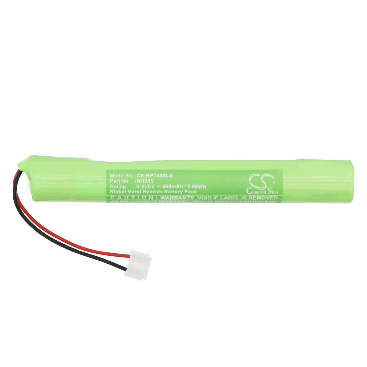 4.8V, Ni-MH, 600mAh, Batterie d'éclairage de secours compatible avec Rp-technik, Nh28s, Nimh4805s.st, 2.88Wh Éclairage de secours Cameron Sino Technology Limited